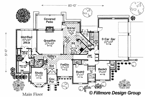 3000 Square Feet Home Plan With 4